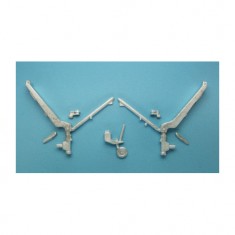 1/48 F2A Buffalo Landing Gear for Tamiya kits (white metal)