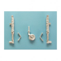 1/48 Spitfire Mk.XlV Landing Gear for Academy kits (white metal)