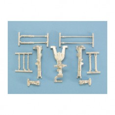 1/48 Sepecat Jaguar Landing Gear for Kitty Hawk kits (white metal)