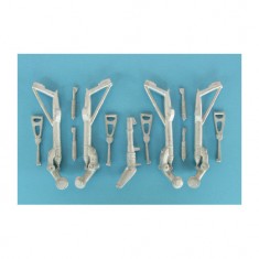1/48 He 177 Landing Gear for MPM kits (white metal)