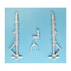 1/48 Fw 190 Landing Gear for Hobby Boss kits (white metal)