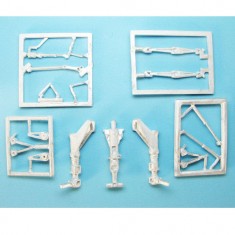 1/48 Panavia Tornado Landing Gear for Revell kits (white metal)