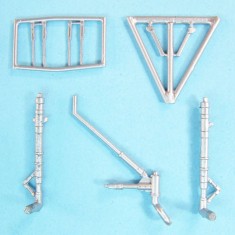 1/48 P-40C Landing Gear for Bronco kits (white metal)