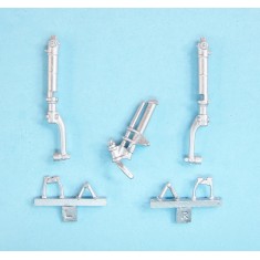 1/48 North American P-51B/C/D Mustang Landing Gear for Eduard kits
