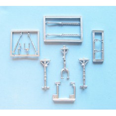 1/48 FMA IA 58 Pucara Landing Gear for Kinetic kits