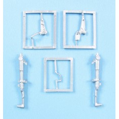 1/48 Republic P-47D Thunderbolt Landing Gear for MiniArt kits (white metal)