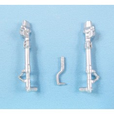 1/48 P-40E Warhawk Landing Gear for Eduard kit (white metal)