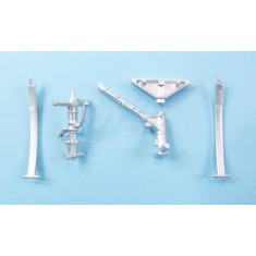 1/48 U-2R Senior Span Landing Gear for Hobby Boss kit (white metal)