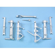 1/48 A-12 Avenger II USN/USAF Landing Gear for ModelCollect kit (white metal)