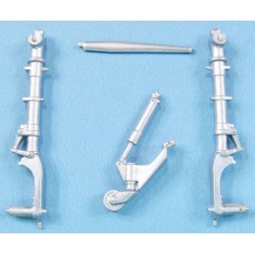 1/48 A6M5/5A Zero Landing Gear for Fine Molds (white metal)