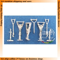 1/72 Avro Vulcan Landing Gear (White Metal) for Airfix/MPC kit