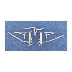1/72 B-17G Flying Fortress Landing Gear for Revell kits (white metal)