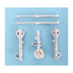 1/72 RQ-4B Global Hawk Landing Gear for Platz/MRC kits (white metal)