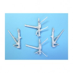 1/72 F-14 Tomcat Landing Gear for Hobby Boss kits (white metal)