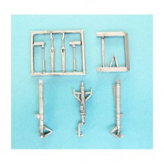 1/72 F-35A/B Lightning ll Landing Gear for Hasegawa kits (white metal)