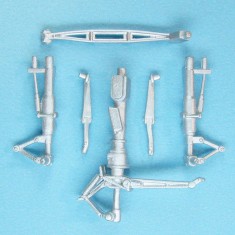 1/72 Dassault Rafale M Landing Gear for Revell/Italeri/Heller/Hasegawa kits (white metal)