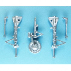 1/72 T-2C Buckeye Landing Gear for Wolfpack kits (white metal)