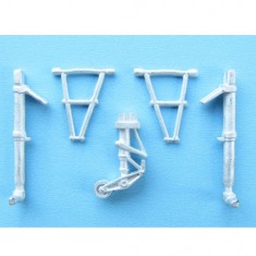 1/72 A-1H/AD-6/7 Skyraider Landing Gear for Hasegawa kits (white metal)