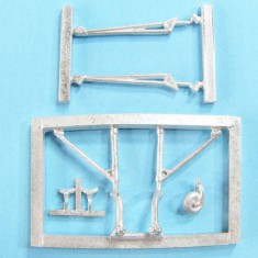 1/72 Boulton Paul Defiant Landing Gear for Airfix kits (white metal)