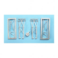 1/72 Dornier Do 17 Landing Gear for Airfix kits (white metal)