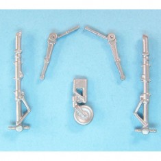 1/72 Fw 190 Landing Gear for Eduard kits (white metal)