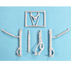 1/72 MiG-29S/SMT/(9-13) Landing Gear for Zvezda kits (white metal)