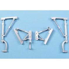 1/72 B-24D/J Liberator Landing Gear for Airfix 2024 mold kit (white metal)