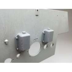 1/16 SdKfz. 171 Panther G Exhaust Welded Armour Guard for Trumpeter kits