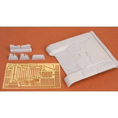 1/35 Russian T-72M Early Front Hull Armour set for Tamiya kit