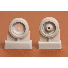 1/35 Zrinyi Assault Gun Road Wheels set for Bronco kit