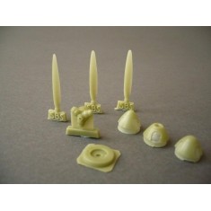 1/48 Messerschmitt Bf-109E Propeller Set for Tamiya kits
