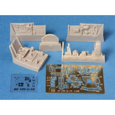 1/48 Messerschmitt Bf-109G-10 Cockpit Set for Hasegawa kit