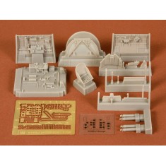 1/48 Kawanishi N1K2-J Shiden-Kai (George) Cockpit Set for Hasegawa kit