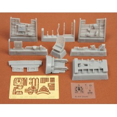 1/48 Nakajima Ki-44 Shoki (Tojo) Cockpit set for Hasegawa kit