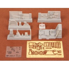 1/48 Messerschmitt Bf-109F-2/F-4 Cockpit set for Zvezda kit