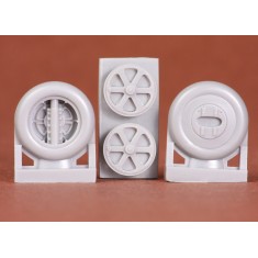 1/48 Gloster Gladiator Wheels Set (Spoked) for Merit International kit (Resin)