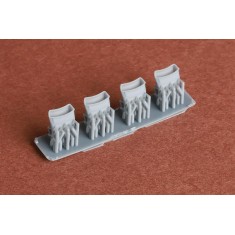 1/48 Grumman F4F-3/4 Wildcat Intercooler Scoops for Eduard/Tamiya/Academy Kit