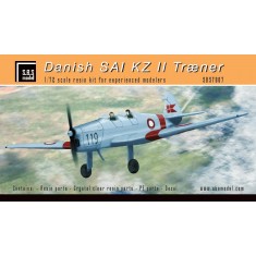 1/72 Danish SAI KZ-II Trainer (Full Resin kit w/Photoetch & Decals)
