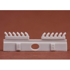 1/72 Curtiss P-40B Exhaust for Airfix kit (Resin)