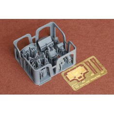 1/72 Brewster F2A Buffalo Wheel Bay Set For Hasegawa Hobby2000 Kit