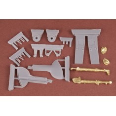 1/24 Supermarine Spitfire/Seafire Landing Gear Late for Airfix kits