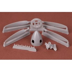 1/24 Spitfire/Seafire Rotol Propeller (4-bladed) for Airfix kit
