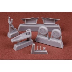 1/32 Supermarine Spitfire Retractable Tail Wheel Set for Revell Kit