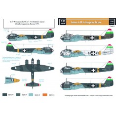 1/48 WWII Junkers Ju-88 in Hungarian Service Decals