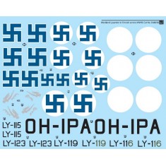 Decals for 1/48 WWII Westland Lysander in Finnish Service