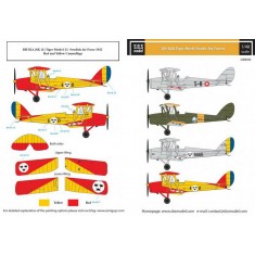 Decals for 1/48 De Havilland DH-82A Tiger Moth "Nordic Air Forces"