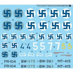 Decals for 1/48 WWII Eino Luukkanen Finland's Top Ace Vol.III
