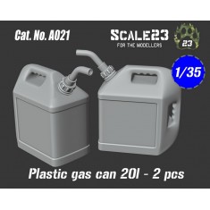 1/35 Plastic Gas Can 20L (2pcs)