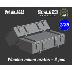 1/35 Wooden Ammo Crates (2pcs)