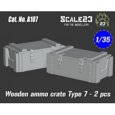 1/35 Wooden Ammo Crate Type 7 (2pcs)